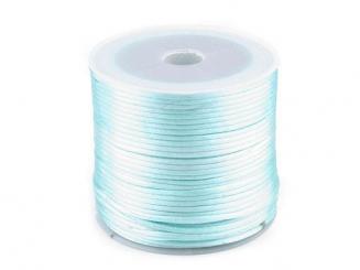 Satinschnur für Kumihimo 1 mm Menthol 25 Meter 