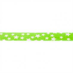 Schrägband Stern (20 mm), 3 m Stück- Lime