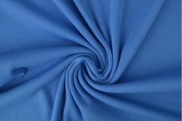 Jersey Rib Mittel Blau 