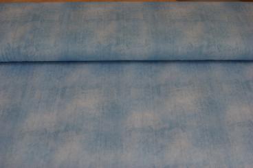 Baumwolljersey Jeansoptik hell Blau 