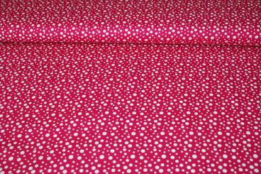 Baumwoll Pünktli Fuchsia 