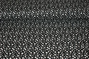 Baumwoll Pünktli Schwarz 