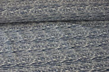 Jersey wilde Streifen Jeans 