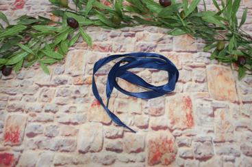 Satin Schnürsenkel Marine 