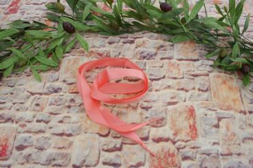 Satin Schnürsenkel Koralle 