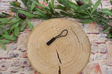 Zipper Schlaufe / RV-Anhänger Schwarz 