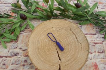 Zipper Schlaufe / RV-Anhänger Violett 