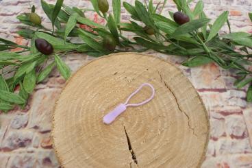 Zipper Schlaufe / RV-Anhänger Hellviolett 