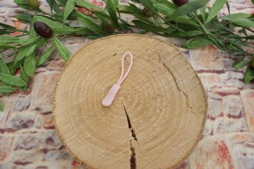 Zipper Schlaufe / RV-Anhänger Altrosa 