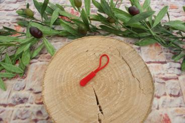 Zipper Schlaufe / RV-Anhänger Rot 