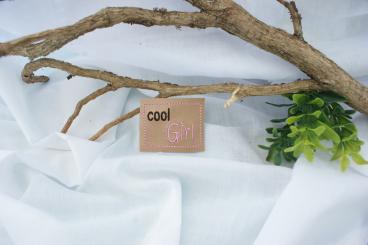 Kunstleder Label Cool Girl 