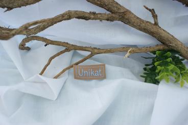 Kunstleder Label Unikat Blau 