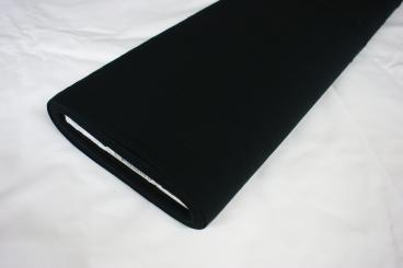 Baumwolljersey Uni Schwarz 