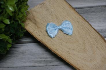 Schleife Gross mit Spitze Hellblau 