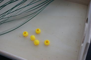 Perle Gross Gelb 4 Stk. 