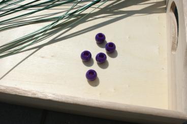 Perle Gross Violett 4 Stk. 