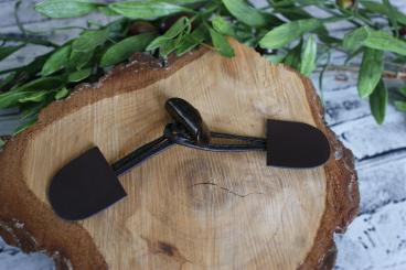 Knebelverschluss Schwarz 