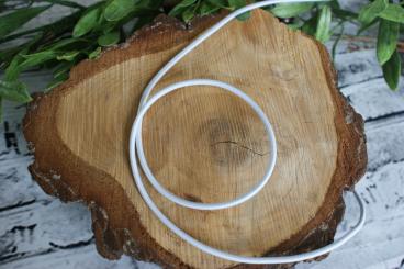 Gummikordel Rund 3 mm Weiss 