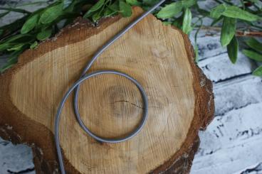 Gummikordel Rund 3 mm Grau 