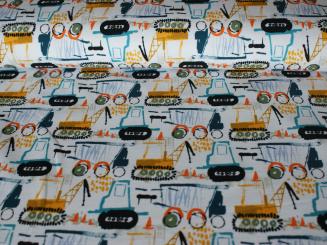 French Terry Bagger und Co Weiss 