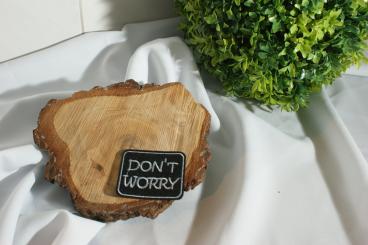 Grosser Patch Don`t worry 