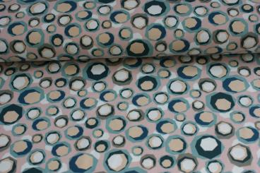 Baumwolljersey Diamonds Grün 