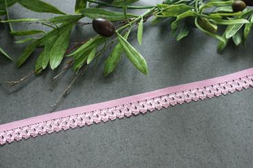 Elastische Spitze Rosa 
