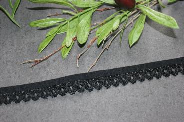 Elastische Spitze Schwarz 