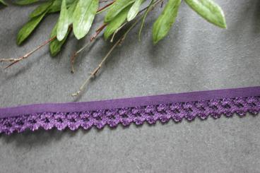 Elastische Spitze Violett 