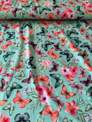 Baumwolljersey Schmetterlinge 