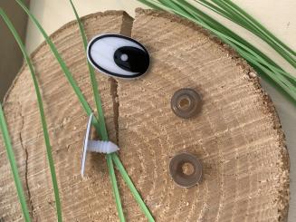 Sicherheitsaugen 19 x 29 mm 