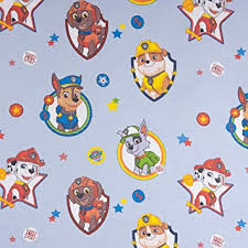 DISNEY Baumwollstoff blau Paw Patol 