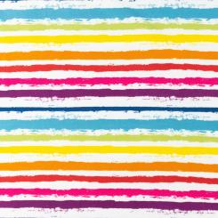 Jersey kleine Mix-Streifen Multi 