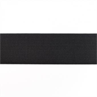 Gummibandband 3 cm - Schwarz - 2,5 m 