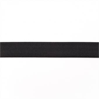 Gummibandband 2 cm - Schwarz - 2,5 m 