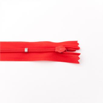 Reißverschluss Nahtverdeckt (NT) Verstellbar (25 cm) - Rot 