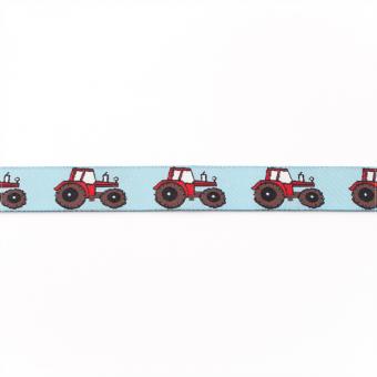 Webband - Traktor Blau - 16 mm 