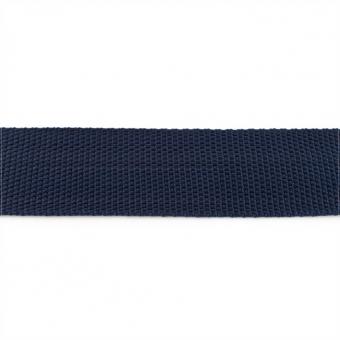 Gurtband Polypropylen - 40 mm Uni - Jeansblau 