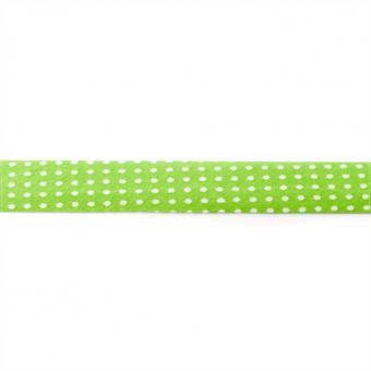 Schrägband Bedruckt, 3 m Stück - Lime 