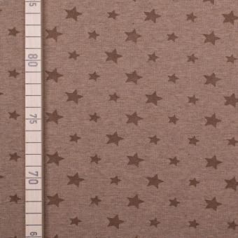 Bündchen Melange Sterne - 70 cm breit - Sand 