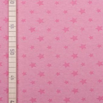Bündchen Melange Sterne - 70 cm breit - Rosa 