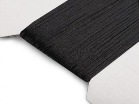 Satinschnur für Kumihimo 1 mm Schwarz 25 Meter 
