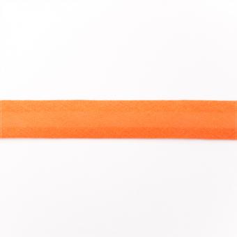 Schrägband Uni, 3 m Stück - Orange 