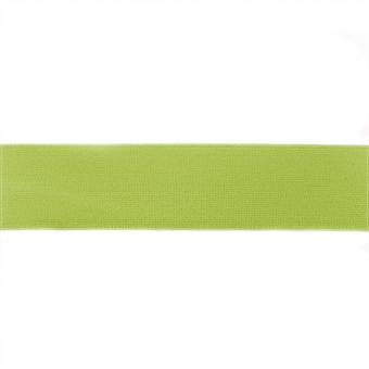 Gummibandband Colour Line Uni 10 mm , 2 Meter- Lime 
