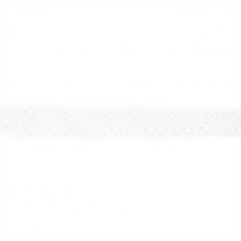 Spitzenband Baumwolle - Colour Line - Weiß - 25 mm 