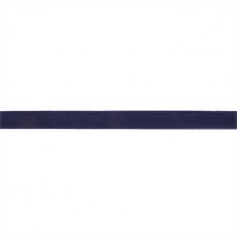 Gummibandband Colour Line 15 mm, 2 Meter - Dunkel Blau 