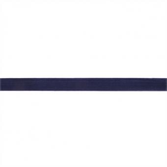 Gummibandband Colour Line 15 mm, 2 Meter - Dunkel Blau 