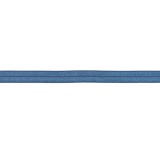 Elastisches Schrägband Uni 15 mm - Jeansblau 