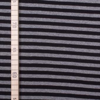 Bündchen Melange bedruckt - 70 cm - Streifen schmal 