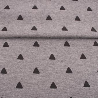 Bündchen Melange bedruckt - 70 cm - Dreieck 